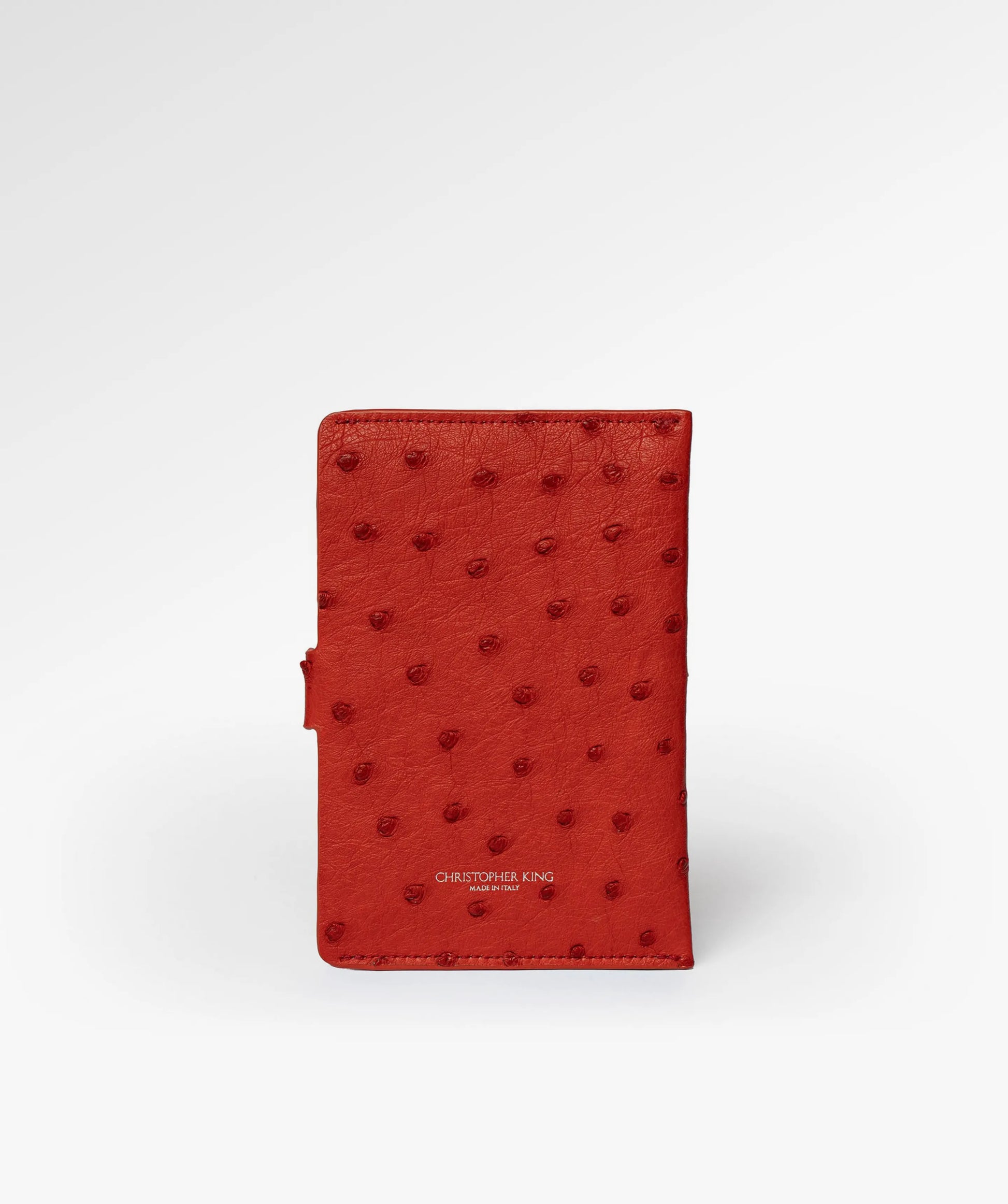 Lady's Ostrich Passport Holder