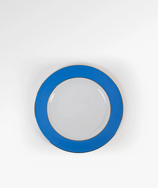 KINGSWAY Blue Porcelain Charger Plate