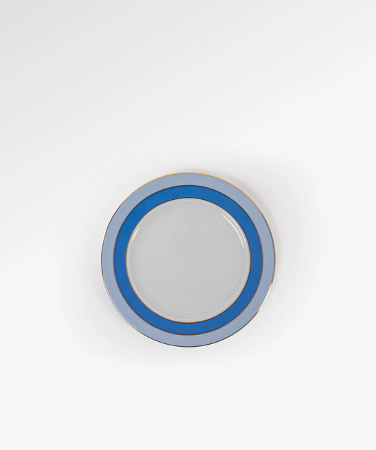 KINGSWAY Blue Porcelain Bread Plate