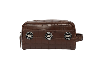 Gentleman's Small Alligator Toiletry Bag